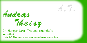 andras theisz business card